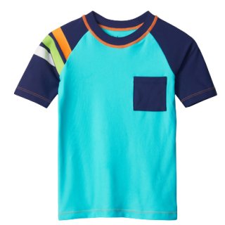 Hatley Swim T-Shirt Blue Curacao