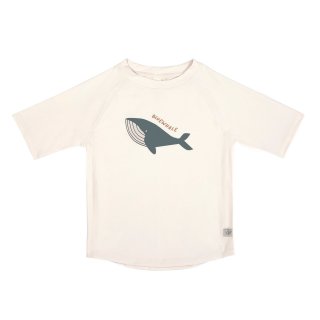 Lssig Short Sleeve Swim T-Shirt Whale/Milky 62/68