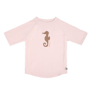 Lssig Short Sleeve Swim T-Shirt Seahorse/light rose 62/68