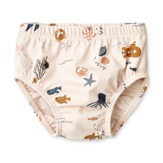 Liewood Anthony Baby Swim Pants Sea Creature/Sandy