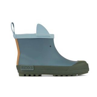 Tekla Rain Boot Rabbit/Whale blue mix 26