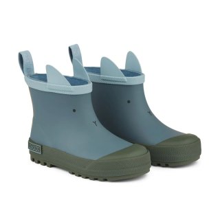 Tekla Rain Boot Rabbit/Whale blue mix 26