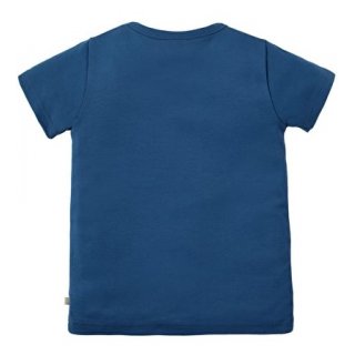 FrugiLittle Creature Applique T-Shirt Sail Snail blue