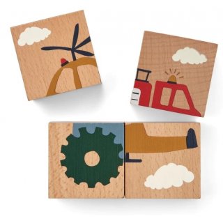 Aage Wooden Puzzle Blocks Vehicle / Nature
