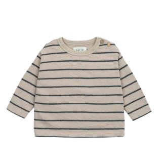 Play Up Baby T-Shirt Striped Flame Jersey Beige/Schwarz
