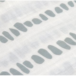 Swaddle & Blanket Muslin  XL Strokes Silver Grey