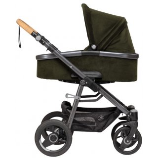 Naturkind Babykorb Lux Evo Cord Oliv