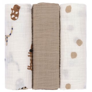 Swaddle and burp blanket Little Mateys Royal Blue L 