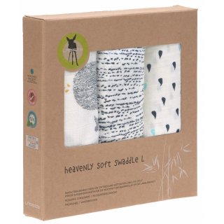 Swaddle Heavenly soft L Little Water Whale