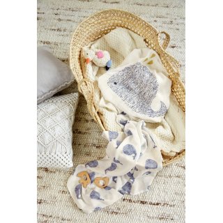 Swaddle Heavenly soft L Little Water Whale