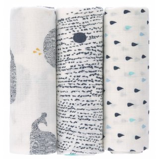 Swaddle Heavenly soft L Little Water Whale