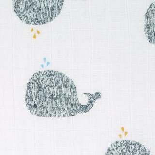 Swaddle Heavenly soft L Little Water Whale