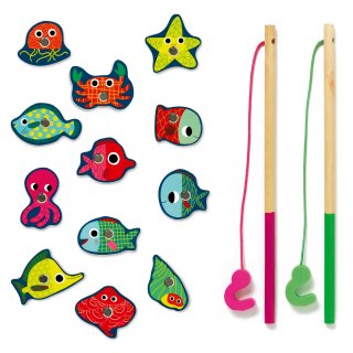 Magnetische Fischerei Farben Angeln