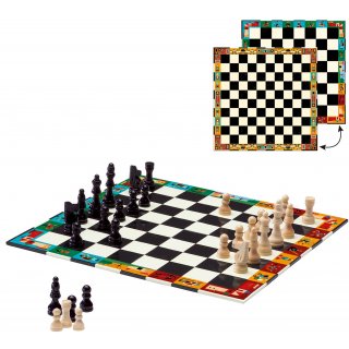 Spielkoffer Schach und Dame