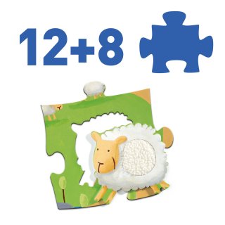 Riesenpuzzle Ertasten Bauernhof