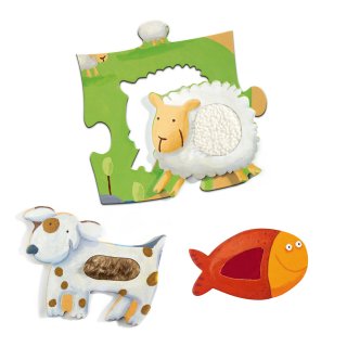 Riesenpuzzle Ertasten Bauernhof