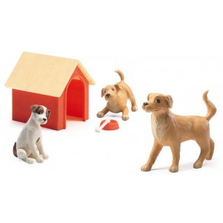 Puppenhaus-Set Hunde
