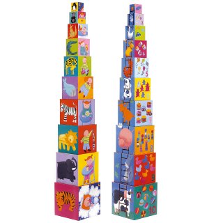 Stapelwrfel 10 Lustige Blocks