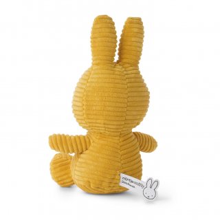 Miffy Sitting Corduroy Yellow - 23 cm