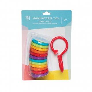Manhattan Toys Links-To-Go Befestigungsringe und Babyspielzeug