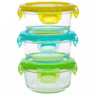 KLE KE-GB210 heat resistant glass food containers bowls 210ml