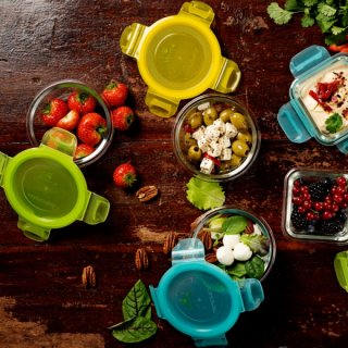 KLE KE-GB210 heat resistant glass food containers bowls 210ml