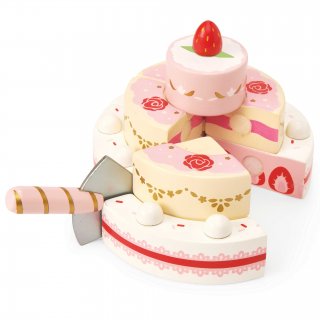 LeToyVan Strawberry Wedding Cake