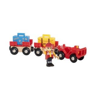 BRIO Flughafen-Gepäckwagen