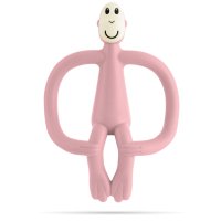 Matchstick Monkey Teething Toy and Gel Applicator dusty pink