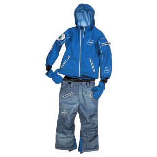 Enjoy Draussen Summit Zipoff Overall Blue faiance/Denim T2