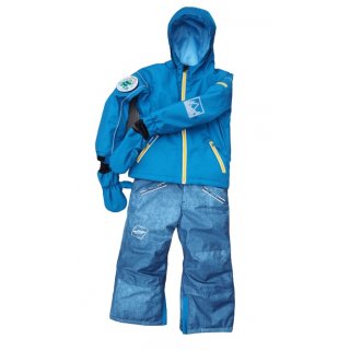 Enjoy Draussen Summit Zipoff Overall Blue faiance/Denim T2