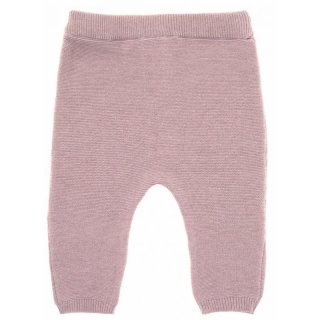 L Knitted Pants GOTS Garden Explorer light pink 74/80