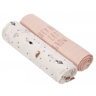 Swaddle Heavenly soft  XL Garden Explorer Girls