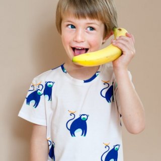 Dont Grow Up blue monkey T-Shirt Gr.68
