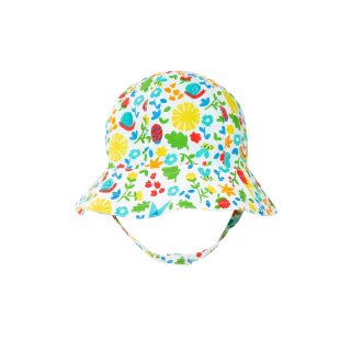 Frugi Reversible Ditsy Hat Allotment Day