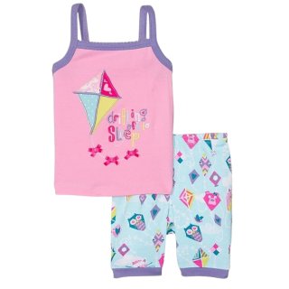 Hatley Colorful Kite Tank Pijama Set Size 8Y