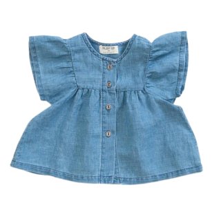 Play Up Woven Tunic 100% Leinen Jeansoptik 9M