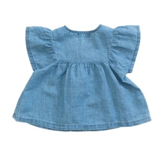 Play Up Woven Tunic 100% Leinen Jeansoptik 9M
