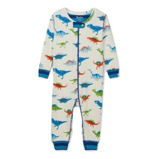 HTLY Dino Herd Cotton Coverall 12-18M
