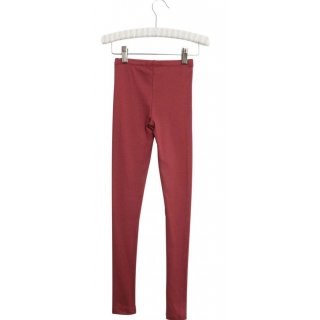 Wheat Rib Leggings Burgundy