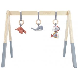 Spieltrapez mit Spielzeug ocean blue