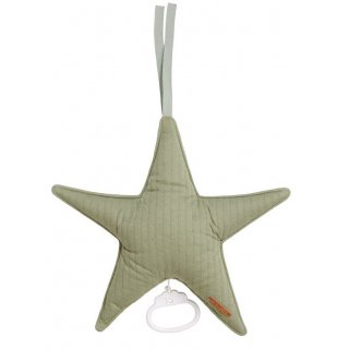 Spieluhr Stern Fb.pure olive