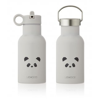Water Bottle Panda light grey
