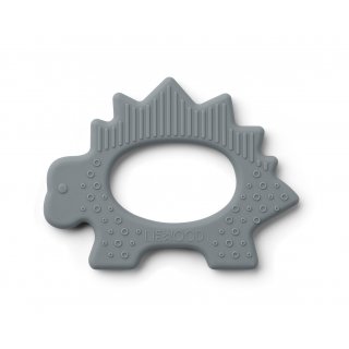 Silicone Teether Dino blue wave