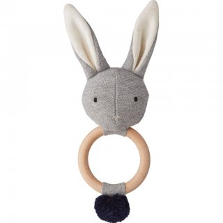 Aria Rattle Rabbit grey melange