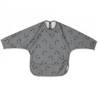Cape Bib Panda stone grey