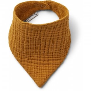 Bib Organic Cotton 2-Pack mustard