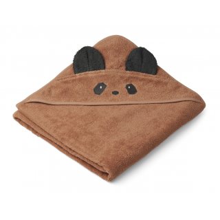 Augusta Hooded Junior Towel Panda / Tuscany Rose 100x100 cm