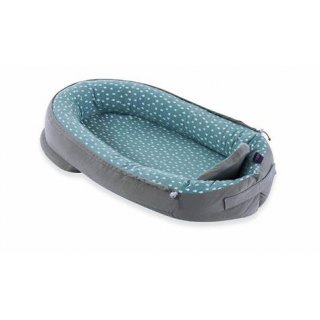 Träumeland Home Babynest Tropfen ozeanblau