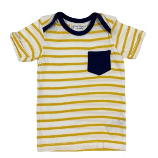 Sense Organics T-Shirt Yellow Stripes 9M